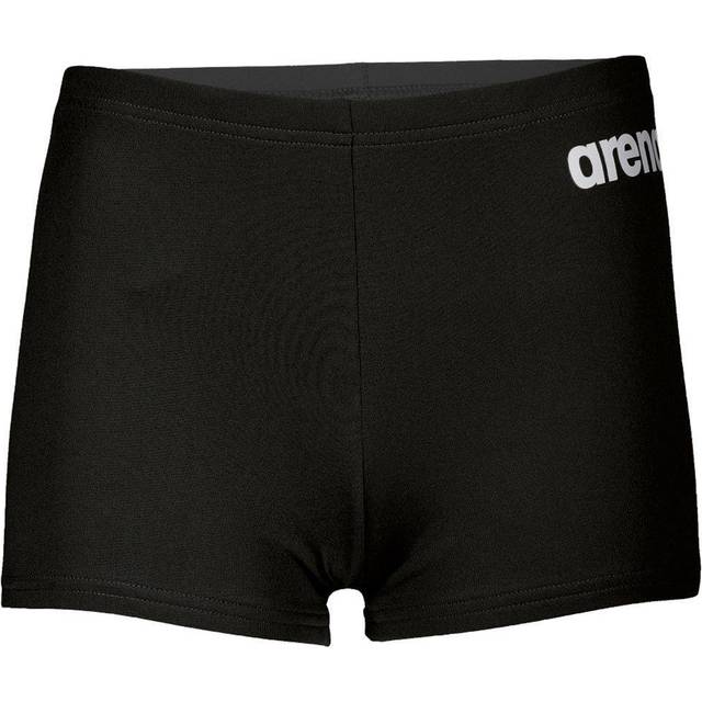 ARENA Pojkar Boy's Team Swim Solid Shorts, Svartvit, 14–15 år, Svartvitt, 14-15 År