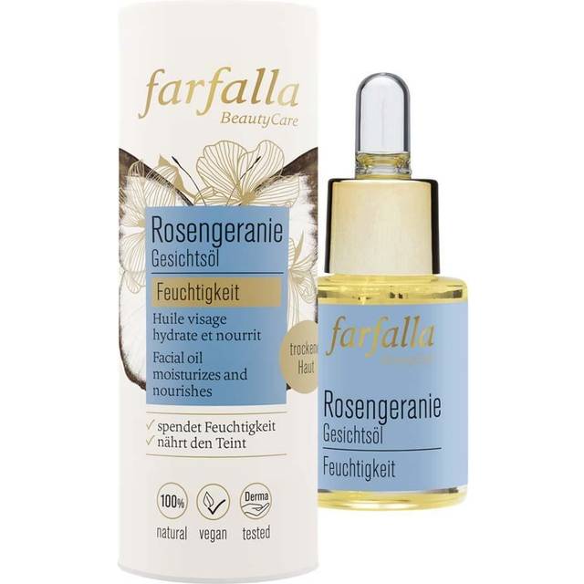 Farfalla Rose Geranium Moisturizing Face Oil 15 ml