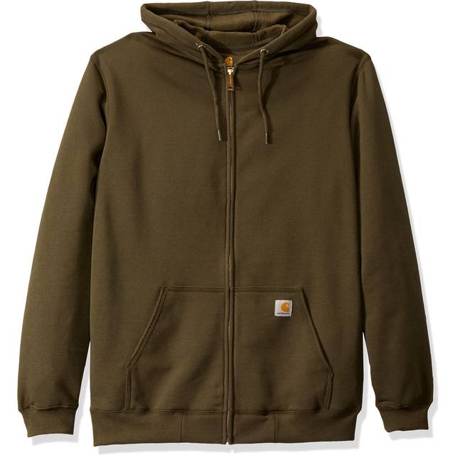 CarharttmensLoose Fit Midweight Full-Zip SweatshirtMossMedium