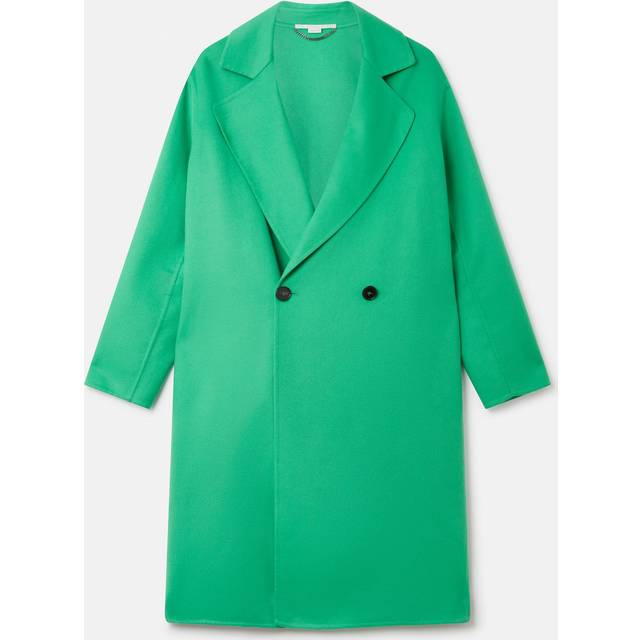 Stella McCartney Double-breasted wool coat - black (UK 10)