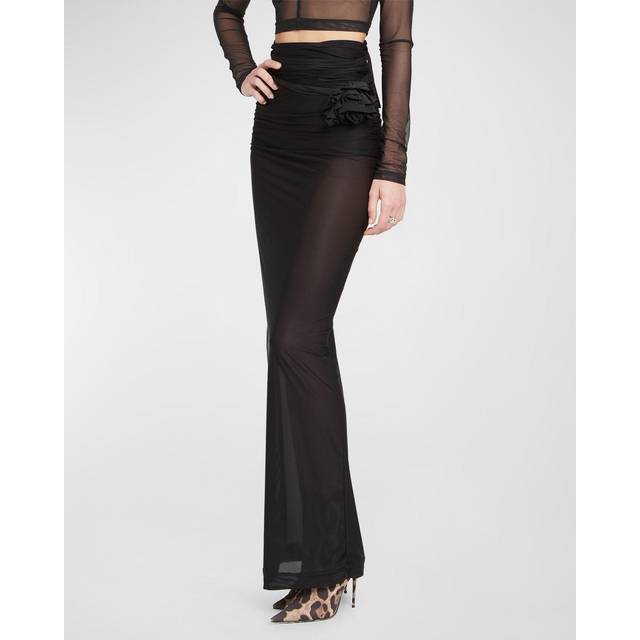 Dolce&Gabbana Jersey Stretch Maxi Skirt - 42 - Black