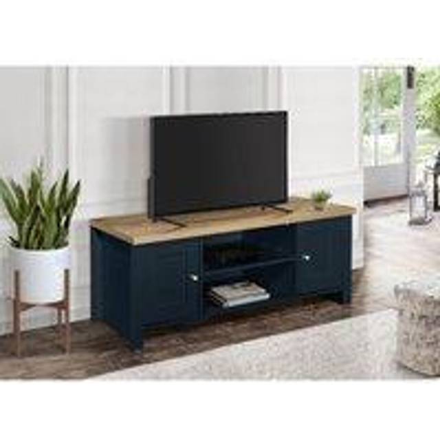Birlea Highgate Large TV Unit Navy And Oak, Blue