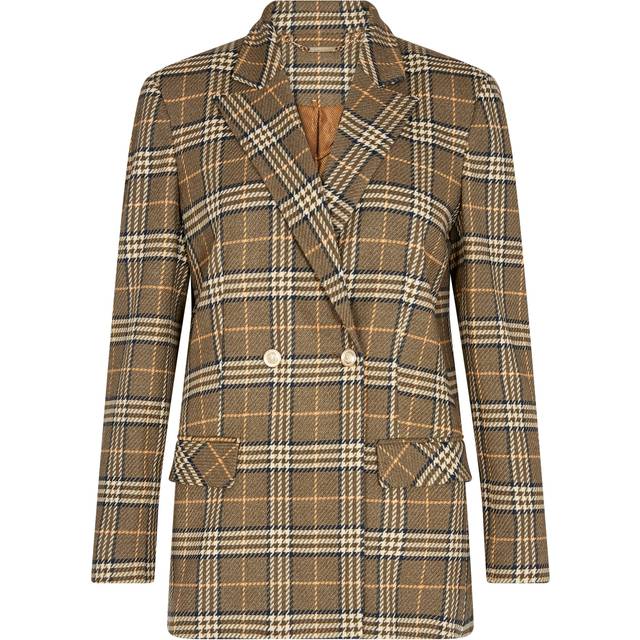 Mos Mosh - Green Multi Wanda Check Pattern Blazer 12