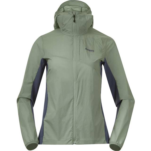 Bergans Women's Rabot Light Windbreaker Jacket Jade Green/Orion Blue, XS