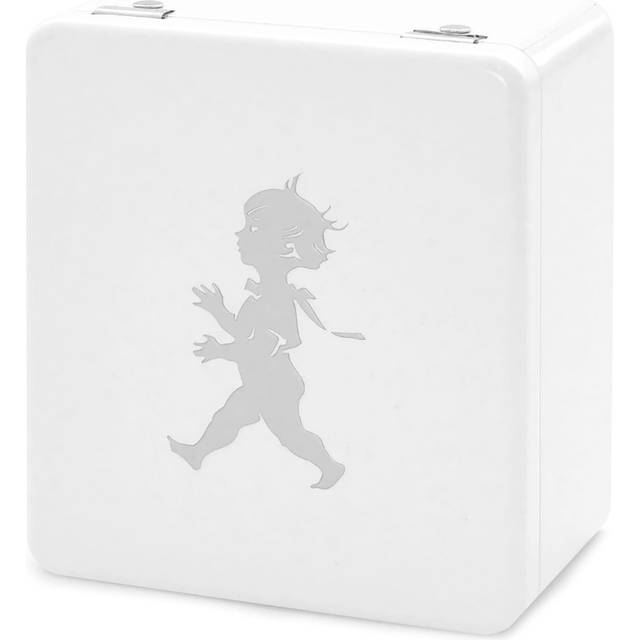 Solstickan Design Solstickan tea chest with pockets 13.6x15.6 cm White