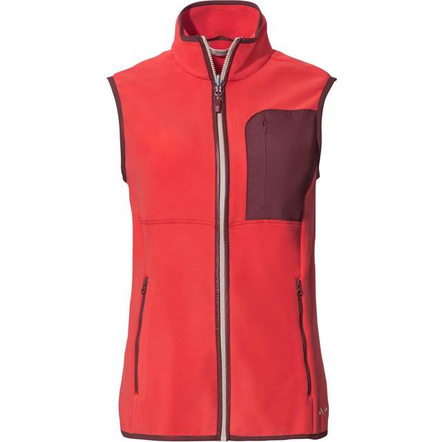 Vaude Rosemoor Fleece Vest - Fleecetröjor - Dam Flame EU 40
