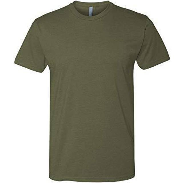 Next Level Apparel Mens Premium Fitted cVc T-Shirt (6210)  Military gr
