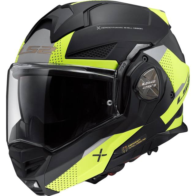 LS2 FF901 Advant X Adventurehjälm Matt H-V-Gul 2XL