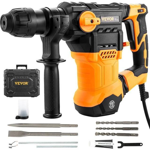 Vevor YSDCZXMC32MM1HR4RV1 1.25 in. 4 Modes SDS-Plus Chipping Hammers Rotary Hammer Drill Corded Drills