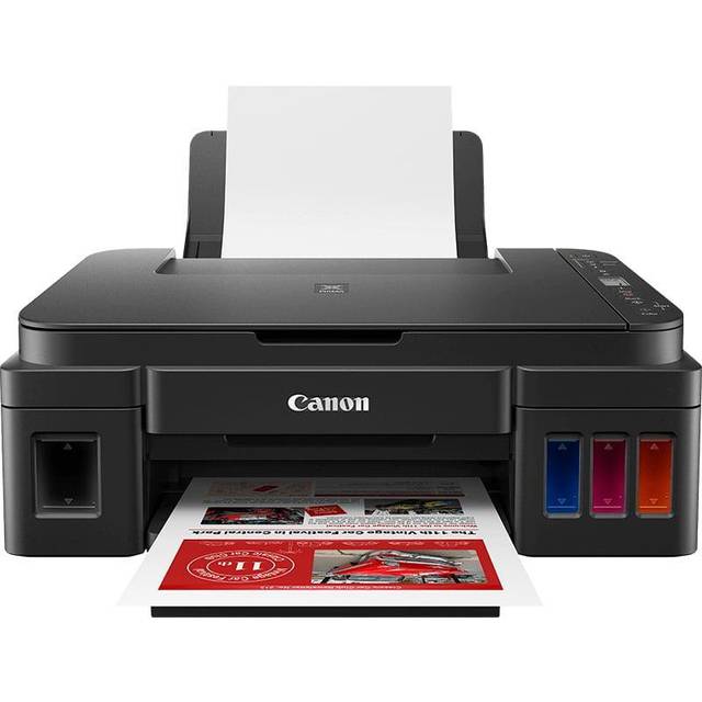 Canon PIXMA G3410 - Multifunktionsskrivare - färg - bläckstråle - påfyllbar - 216 x 297 mm (original) - A4/Legal (media) - upp till 8.8 ipm (bilder p