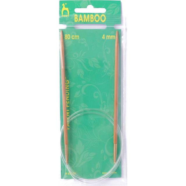 Pony Bamboo 80cm Fixed Circular Knitting Needles - 4.00mm (P67309)