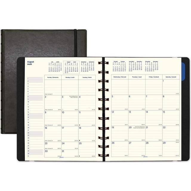 Filofax c1811001 Monthly Planner  1075 x 85  Black  2020-2021