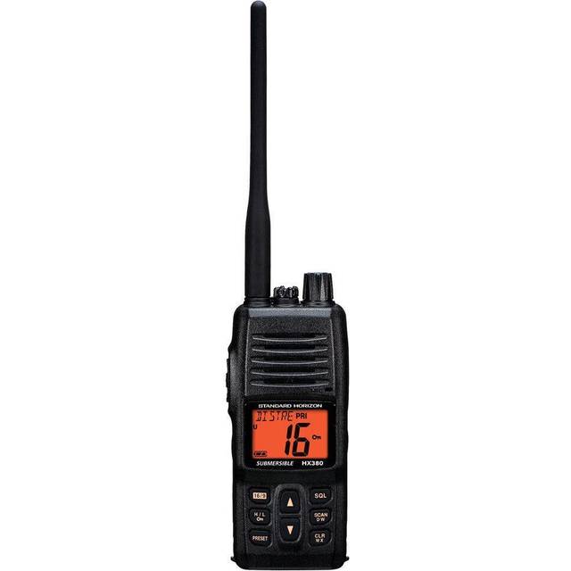 Standard handheld vhf radio hx380 marine handheld boat yacht rv
