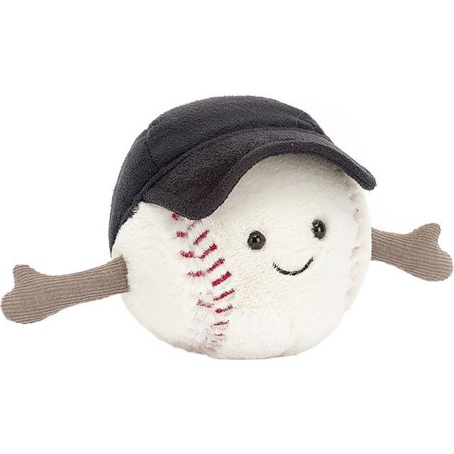 Jellycat Gosedjur - 9x9 cm - Amuseables Sports Baseball - Jellycat - One Size - Gosedjur