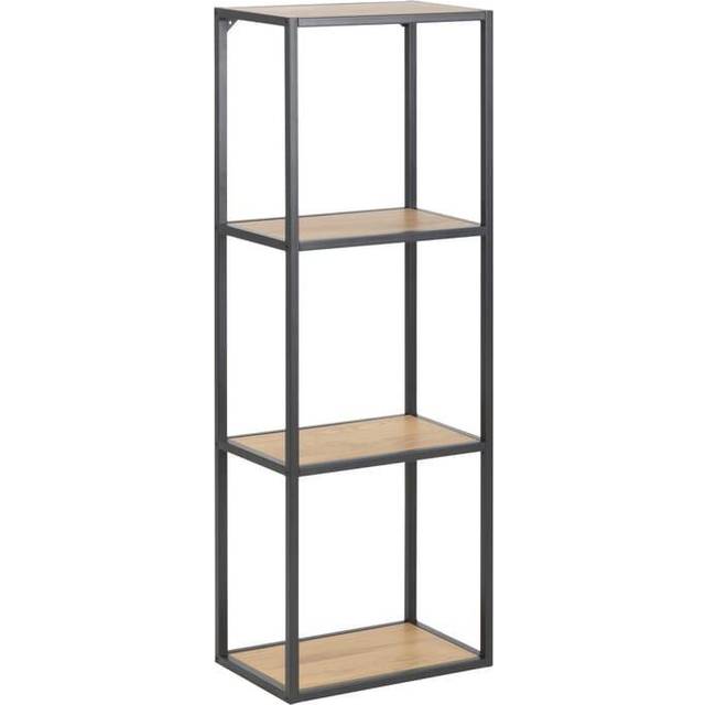 Seaford Black Metal Wall Shelf, Black