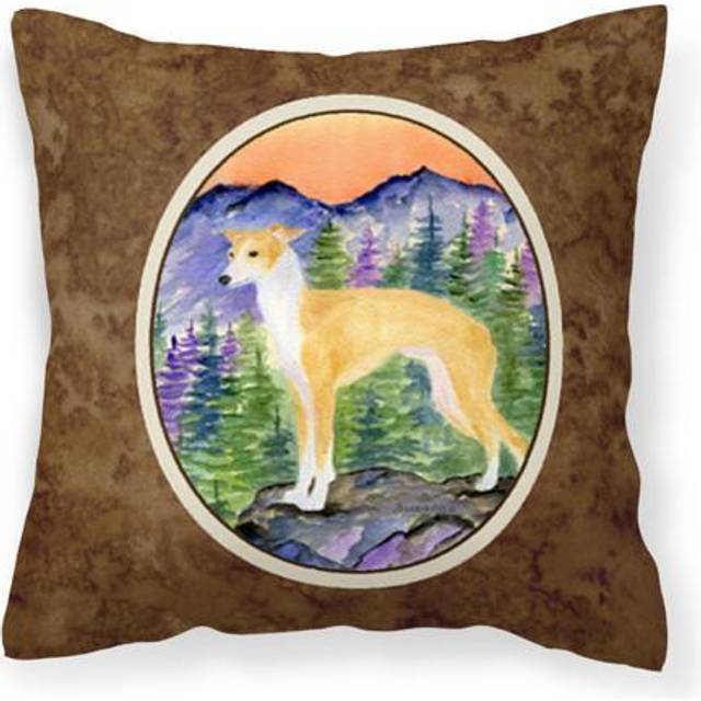 Caroline's Treasures SS8225PW1414 Italian Greyhound Decorative Canvas Fabric Pillow  Large  Multicolor