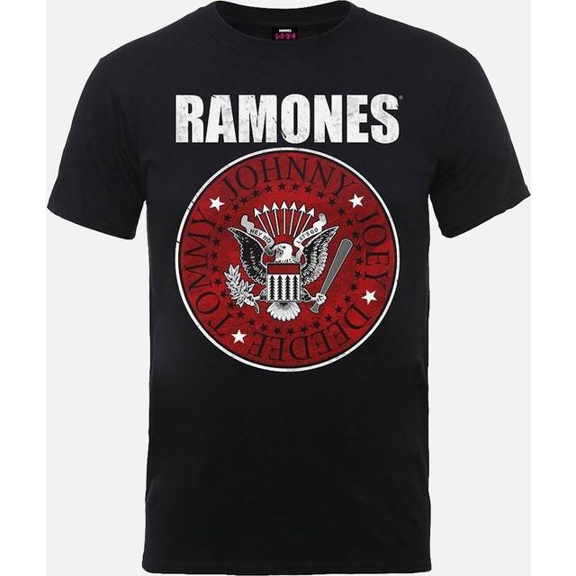 (S, Black) Ramones Unisex Adult Seal T-Shirt
