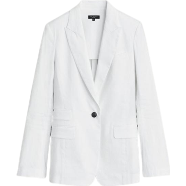 rag & bone White Foster Blazer - White - US 14