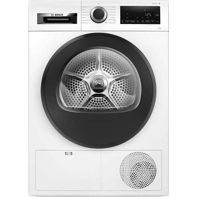 Bosch WPG23108GB Series 6 8kg Condenser Tumble Dryer - White