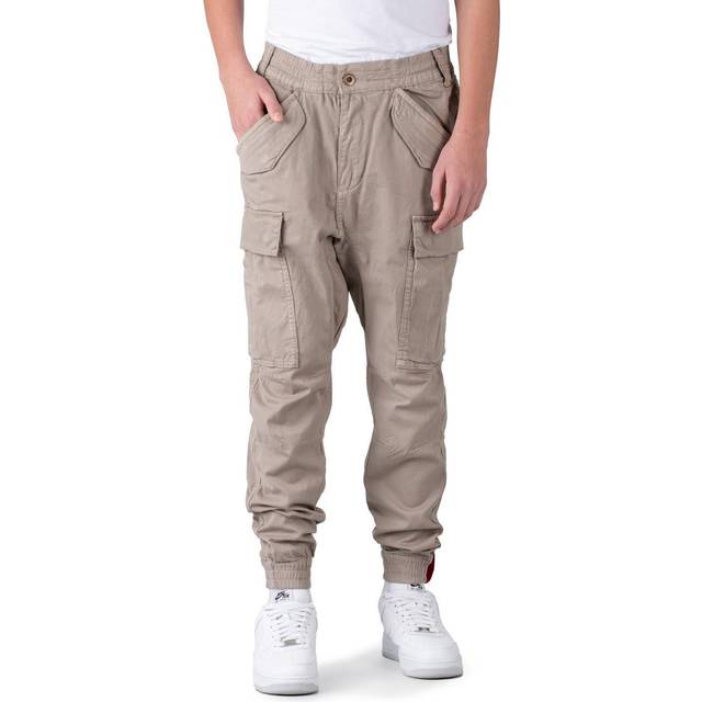 Alpha Industries Airman Pant-fritidsbyxor för män Vintage Sand