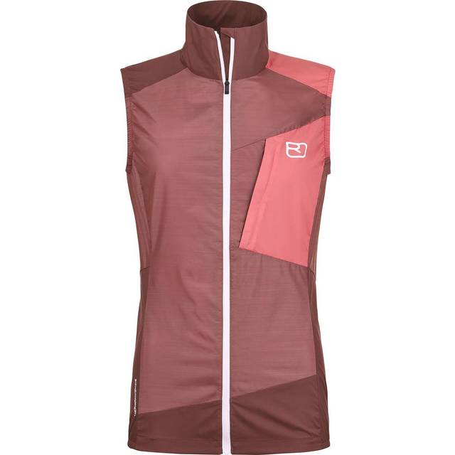 Ortovox Windbreaker Vest - V&#xE4;st - Dam Mountain Rose S