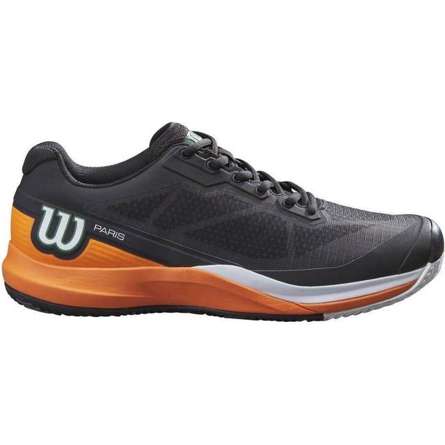 WILSON Tennisskor, herr, Svart orange tiger vit, 41.5 EU