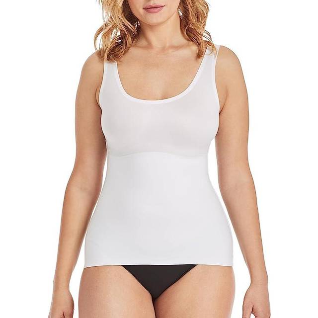 Maidenform kvinnors komfort devotion dekoration gainante shapewear topp, Vit (vit), L
