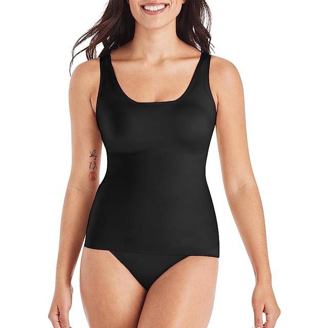 Maidenform kvinnors komfort devotion dekoration gainante shapewear topp, svart (svart), M