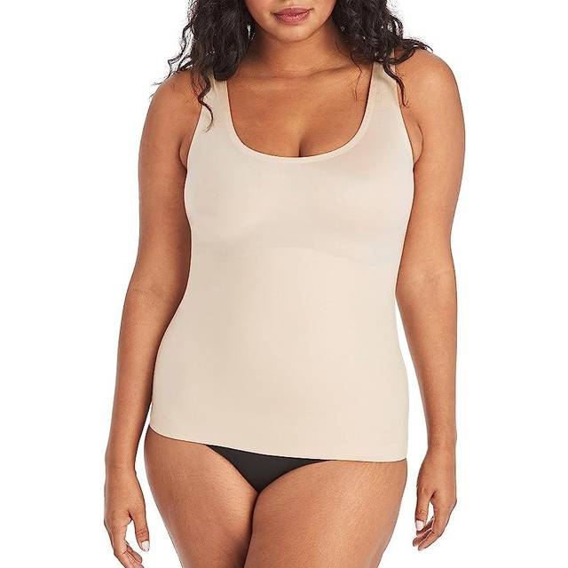 Maidenform kvinnors komfort devotion dekoration gainante shapewear topp, Beige (lyft atte), XL