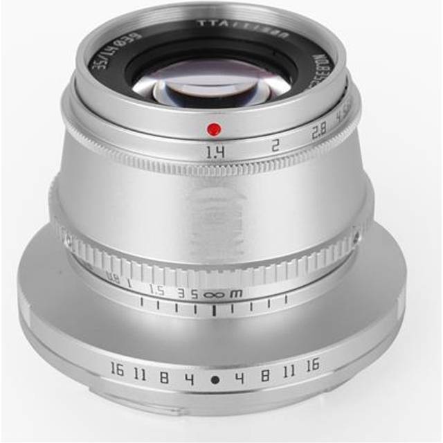 TTArtisan 35mm f1.4 Lens for Fujifilm X - Silver - Sliver