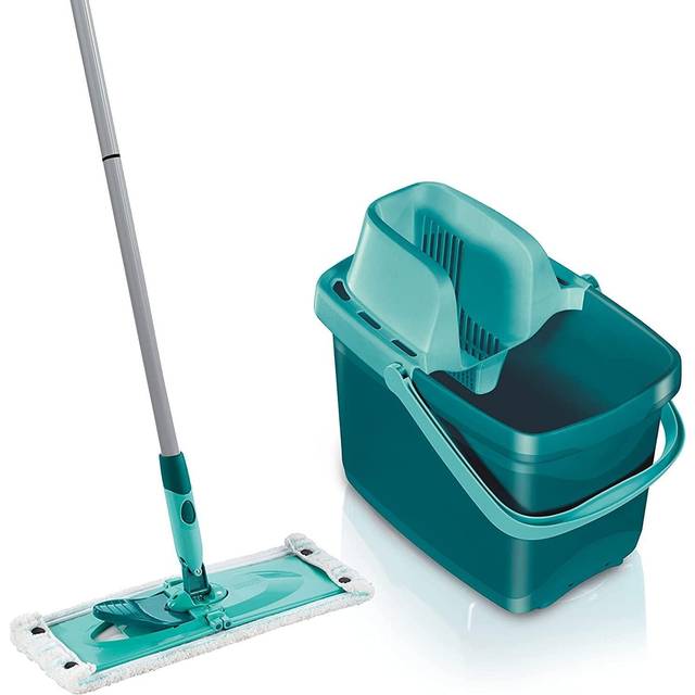 Mop with Bucket Leifheit Combi Clean M Green Metal Plastic