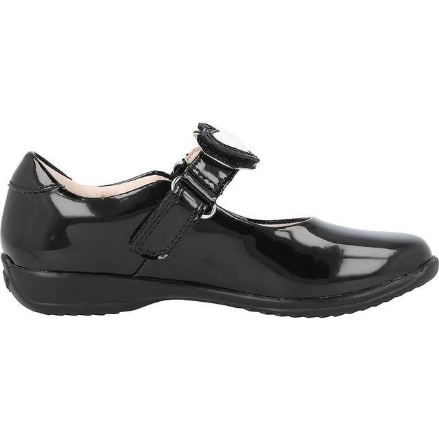 Lelli Kelly LK8400 (CB01) Black Leather Colourissima F Fitting School Shoes - 7 UK 25 EU / Black / Adjustable straps