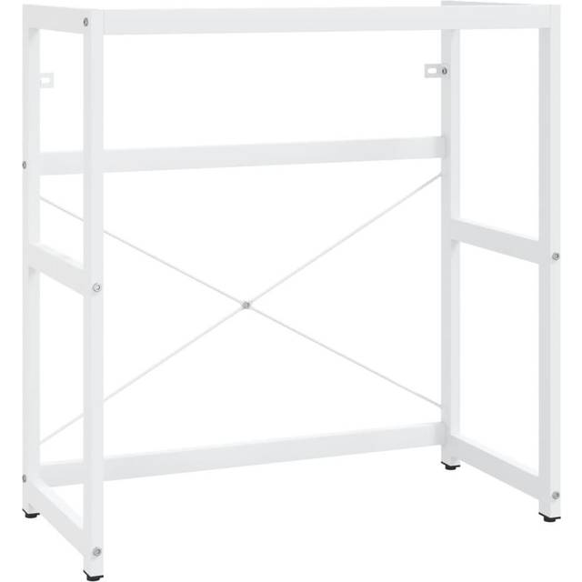 vidaXL Bathroom Washbasin Frame White 79x38x83 cm Iron