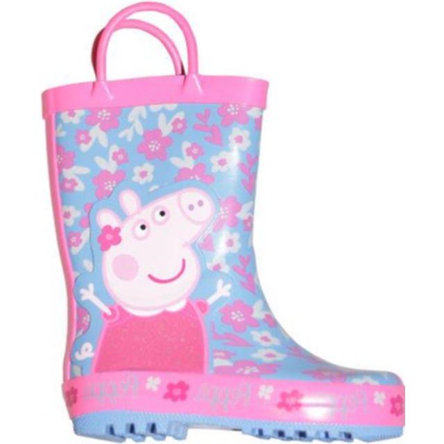 Peppa Pig Girls Flower Wellington Boots