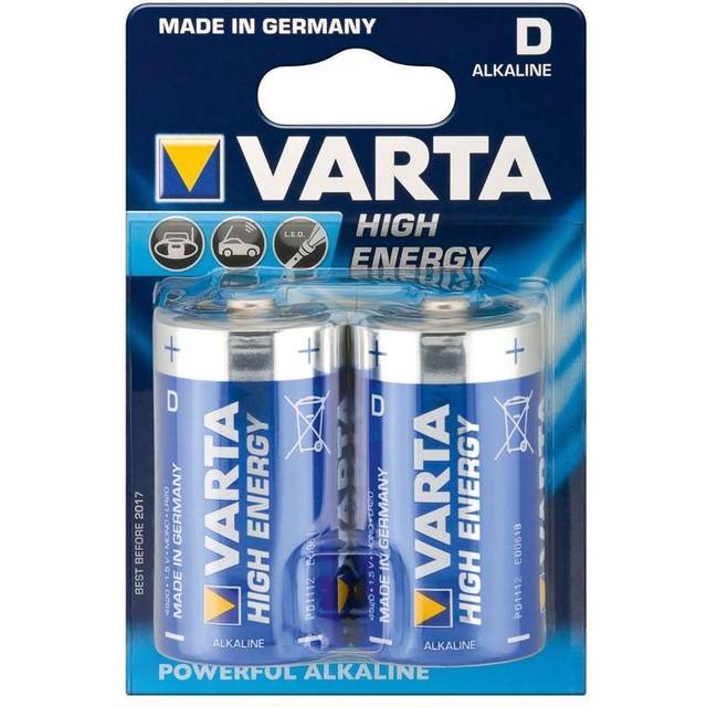 Batterier D (LR20) - Alkaliskt - Varta Longlife Power