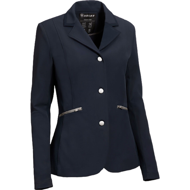 Ariat Womens Galatea Show Coat - Show Navy Blue Size: 14 Long