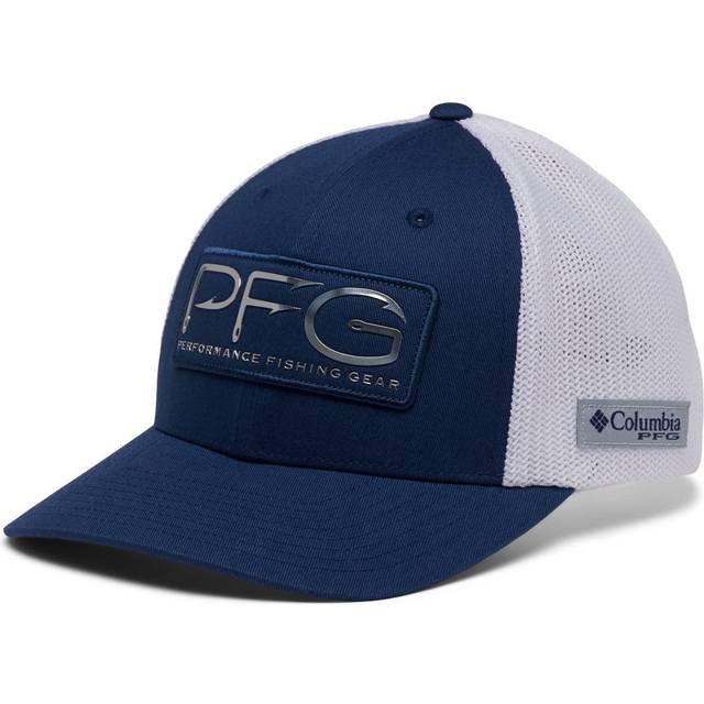 Columbia PFG Hooks  Mesh Ball Cap- - Blue (XXL)