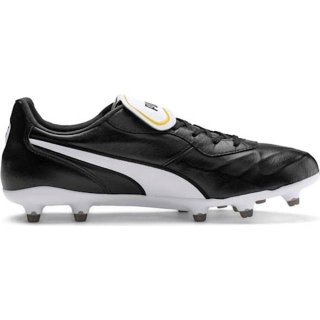 King Top FG fotbollsskor, Puma Black-Puma White, Unisex, 6.5