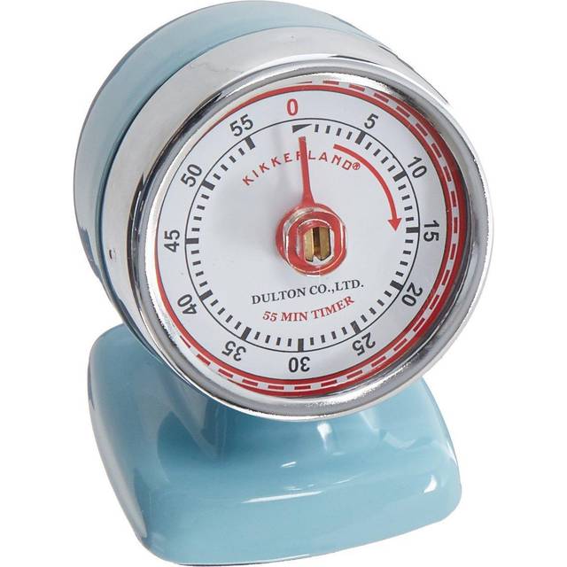 KT047-LB Vintage Streamline Kitchen Timer, Blue