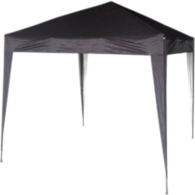 (Black) Mcc@home GAZEBO 2x2m Pop-up Gazebo Waterproof Outdoor Garden Marquee Canopy