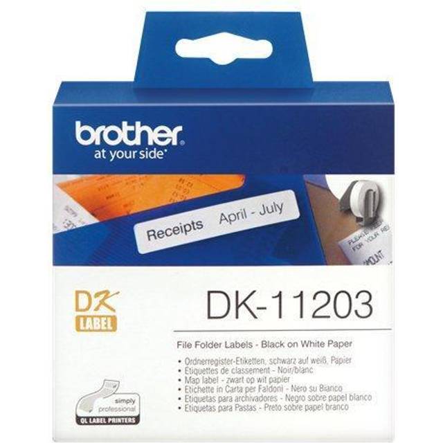 Brother DK11203 File Folder Labels