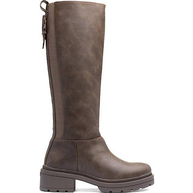 Rocket Dog Index Brown Tall Boot - DARK BROWN - 4