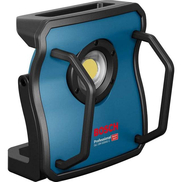 Bosch Professional 18V System sladdlös byggarbetsplatsstrålkastare GLI 18V-10000 C (utan batteri och laddare, ljusflöde: 10 000 lm, i kartong)