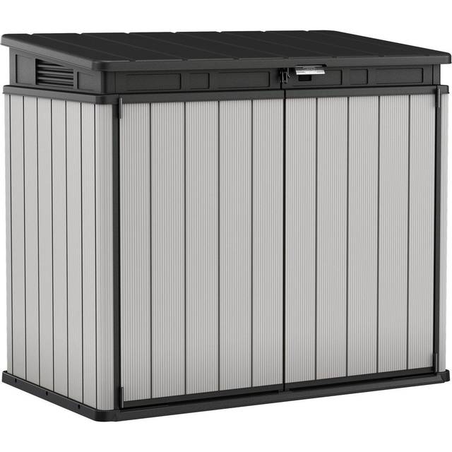 Keter Store It Out Premier XL Outdoor Plastic Garden Storage Shed Grey
