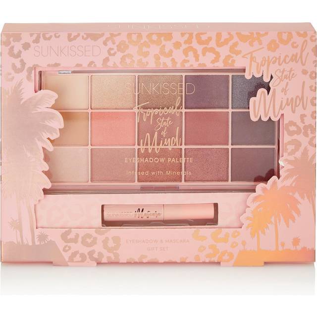 Sunkissed Tropical State of Mind Eye Shadow Palette 15 x 1.7g Eye Shadow + 4ml Mascara