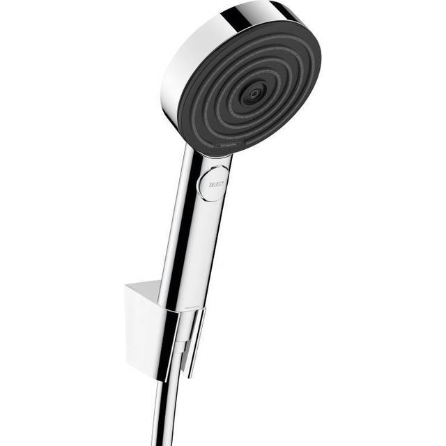 Hansgrohe Pulsify Select Chrome 105 3Jet Relaxation Shower Holder Set