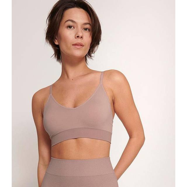 Sloggi Womens EVER Infused Aloe Bralette - Brown Polyamide - Size X-Small