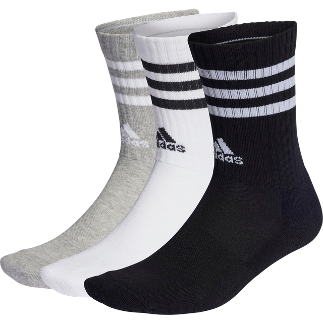 adidas 3 Stripes Crew 3 Pack Socks Multi - adidas - Size: 8/5-10