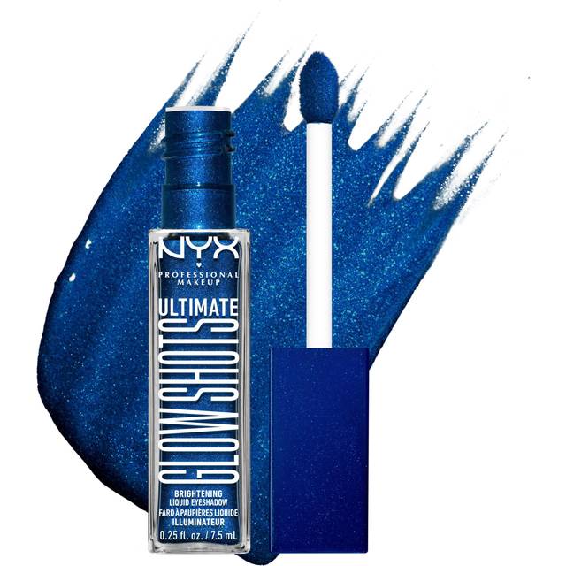 NYX Professional Makeup – Ultimate Glow Shots Vegan Liquid Eyeshadow – Flytande ögonskugga - Blueberry Bank-Blå