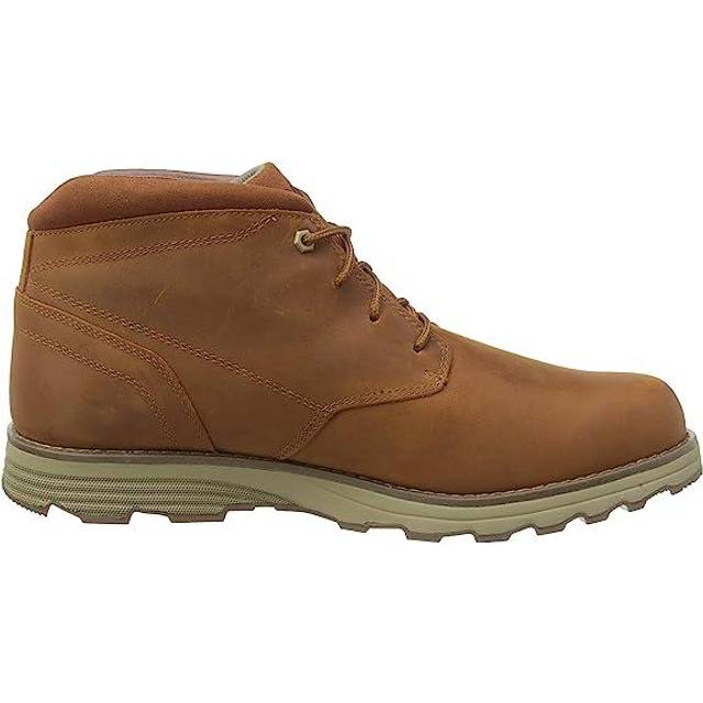 Caterpillar mens waterproof ankle boots cat elude burentte brown wide fit